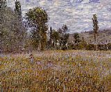 Meadow Canvas Paintings - A Meadow